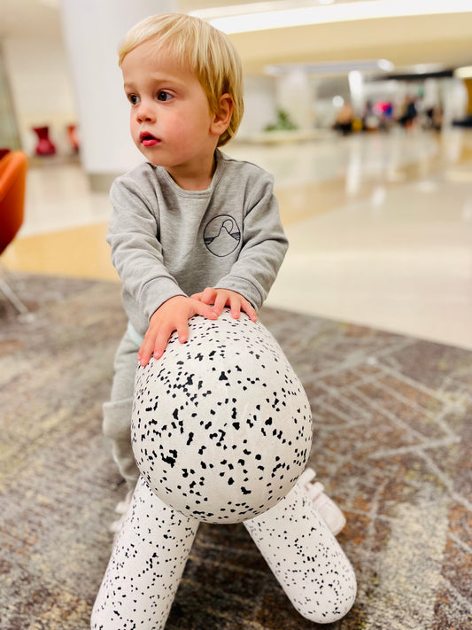 Our secret to comfortable red-eye flights with a toddler